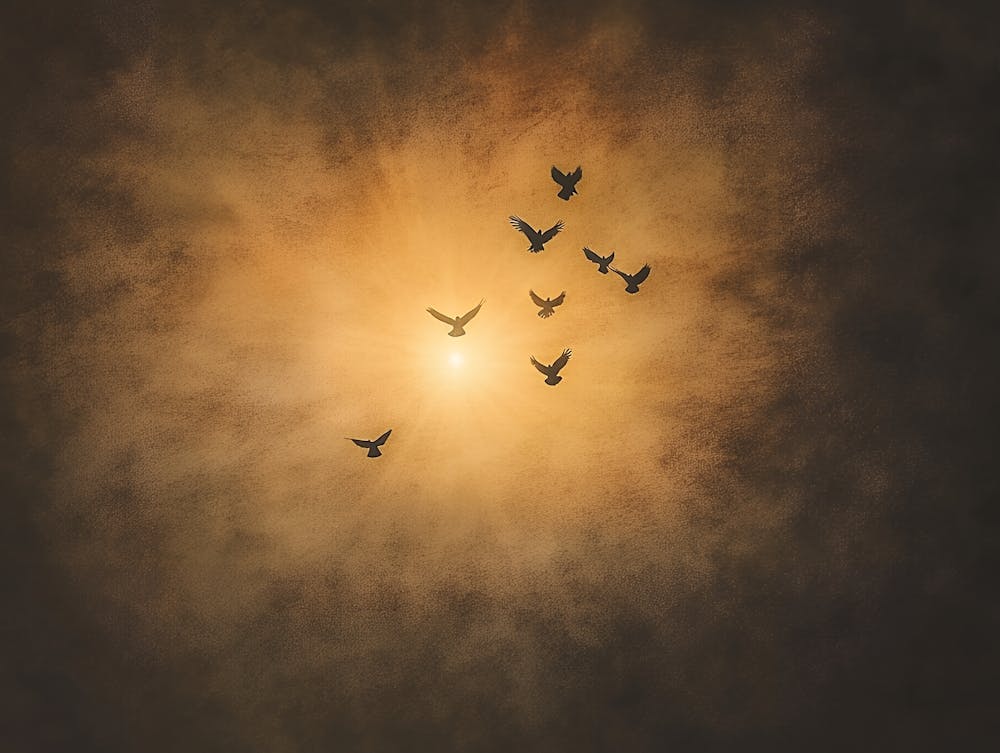 Birds In Flight 1