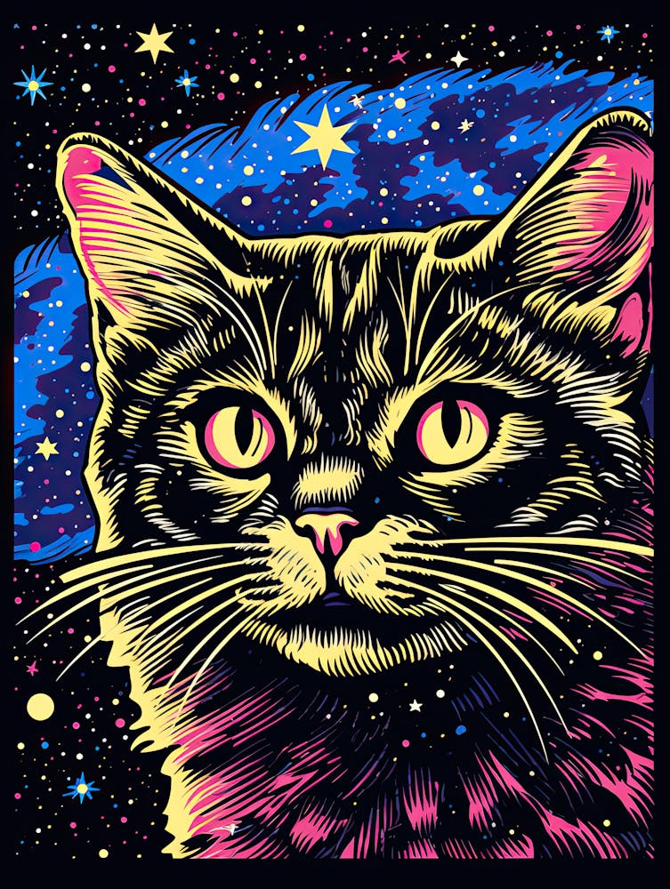 Celestial Purradigm, Psychedelic Cats series