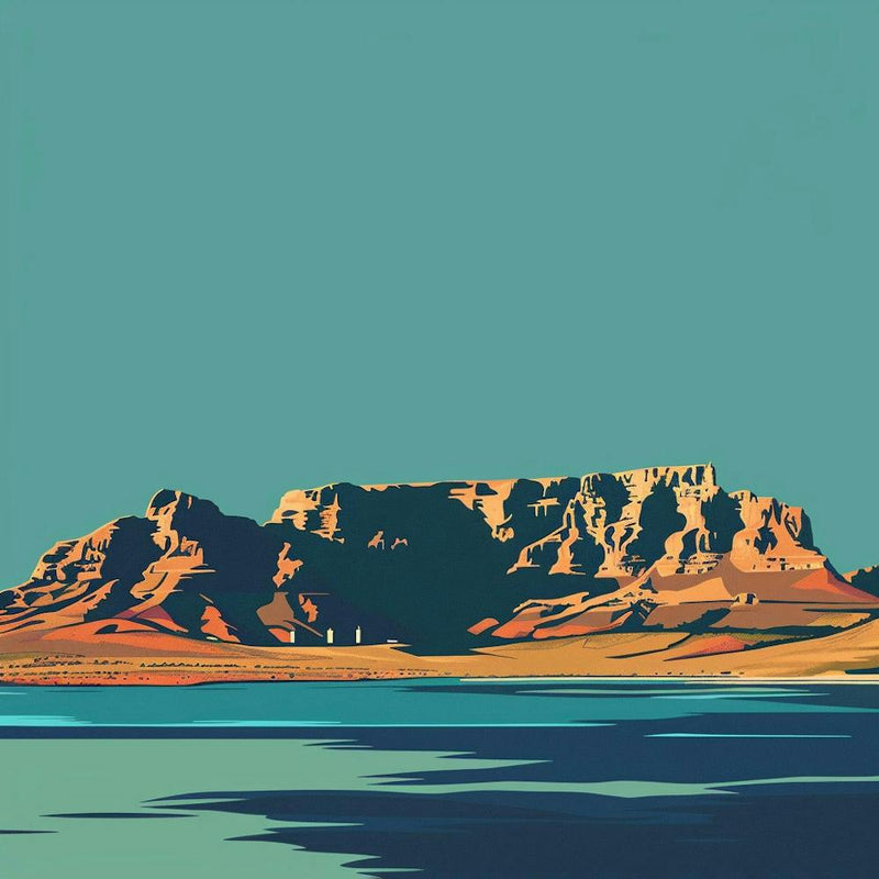 A Table Mountain In Cape Town Minimal Illustrati 1720033756 4