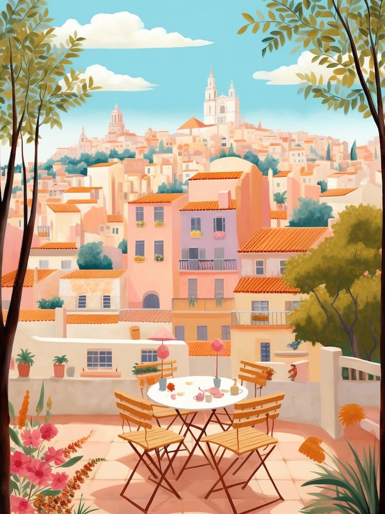 Alicante Spain 2 Illustration