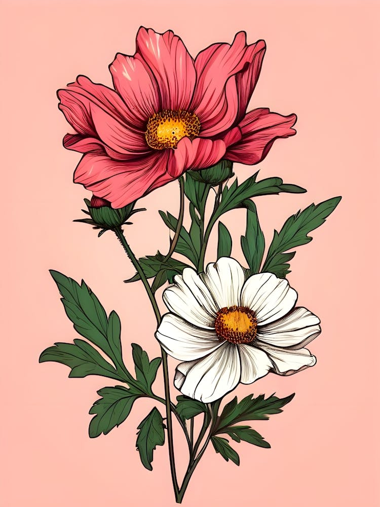 Cosmos Flower 6