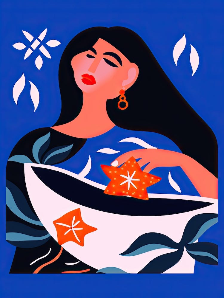 Aquarius Illustration Zodiac Star Sign 5