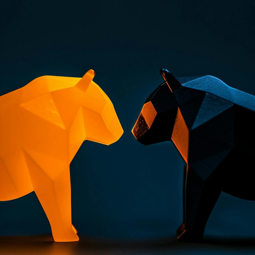 Two Origami Bears