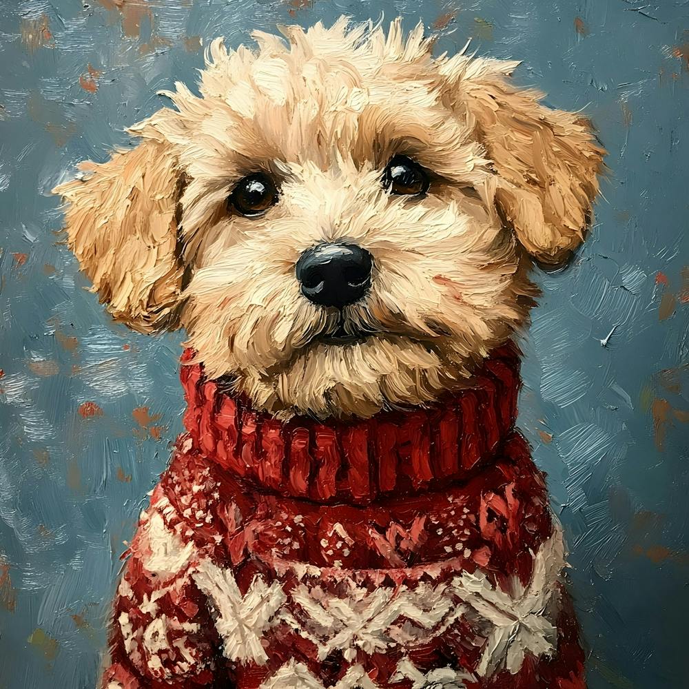 Christmas Golden Dog 5