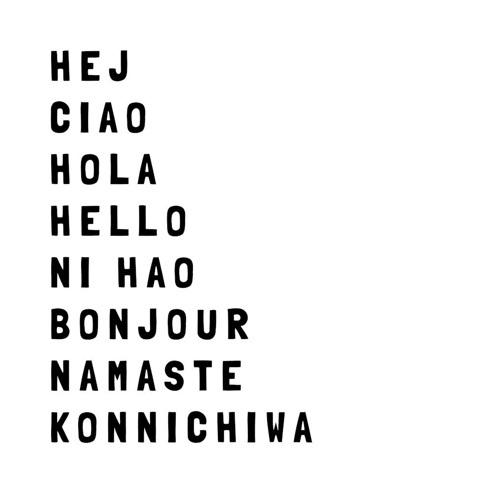 Hello Different Languages 07