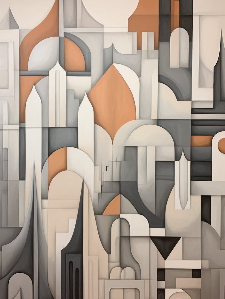 Whimsical Abstract Geometric Shapes 12