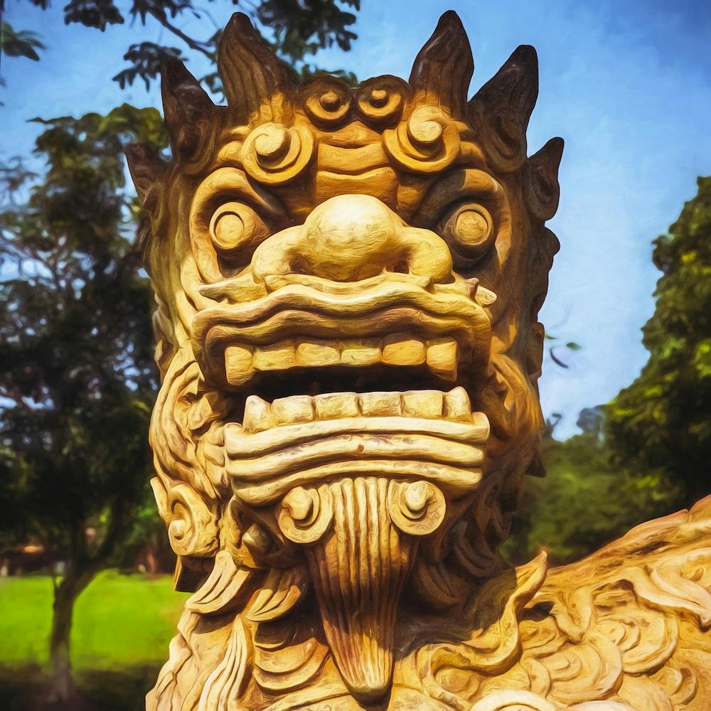 Dragon Statue Hue Vietnam