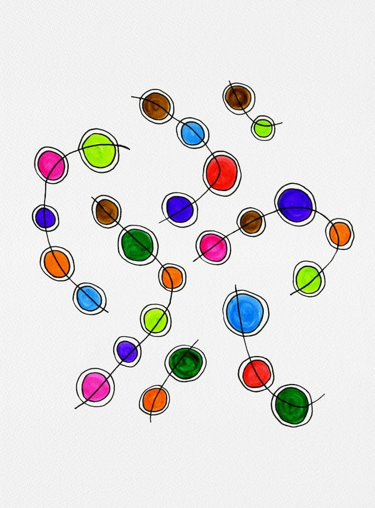 Circles Connecting Multicolor