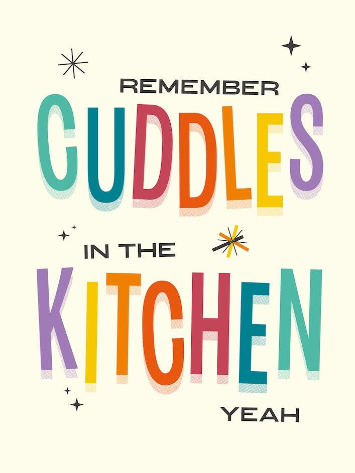 Cuddles In The Kitchen Rainbow