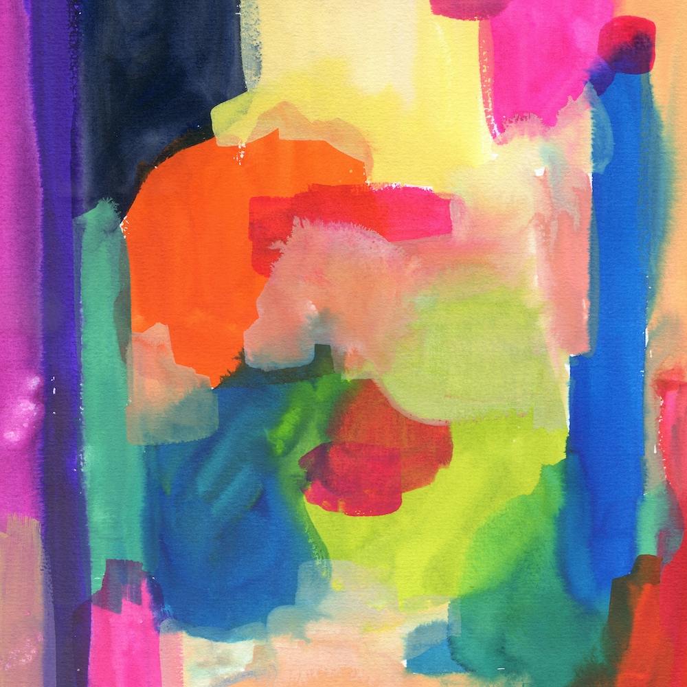 Abstract Painting with Colors N.o 2