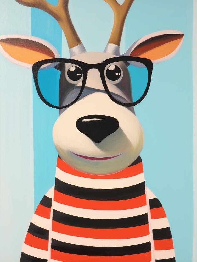 Little Moose 3 Wearing Sunglasses