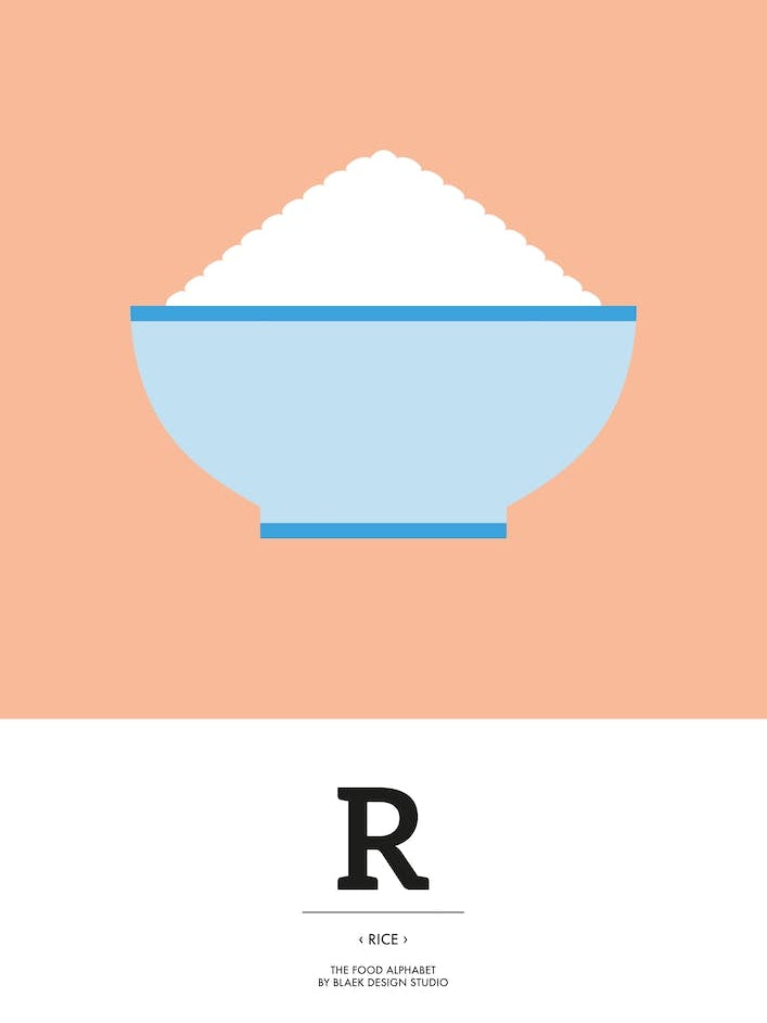 The Food Alphabet – R