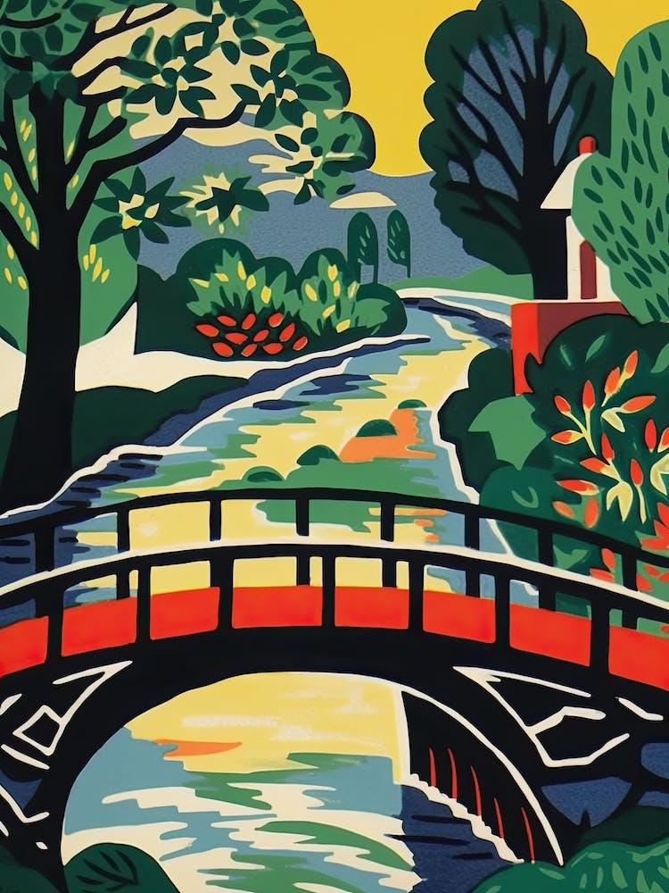 Nescio Bridge, Amsterdam, Netherlands Colourful 2