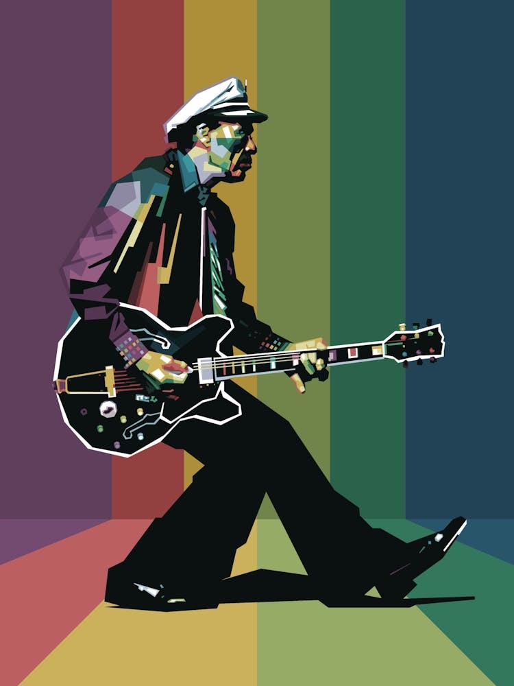 Chuck Berry WPAP fanart