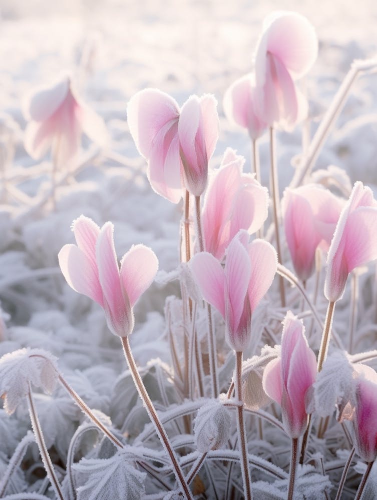 Frosty Botanical Cyclamen 5