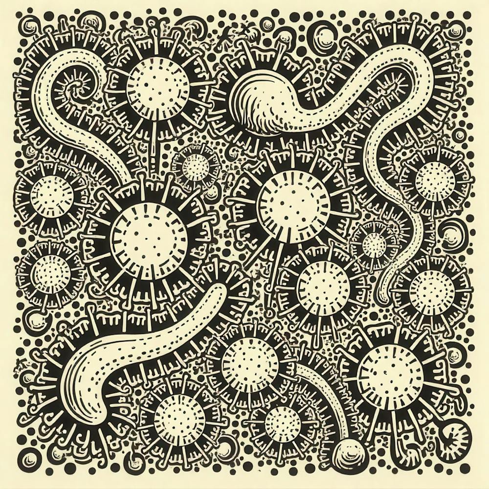 Doodles Of Worms