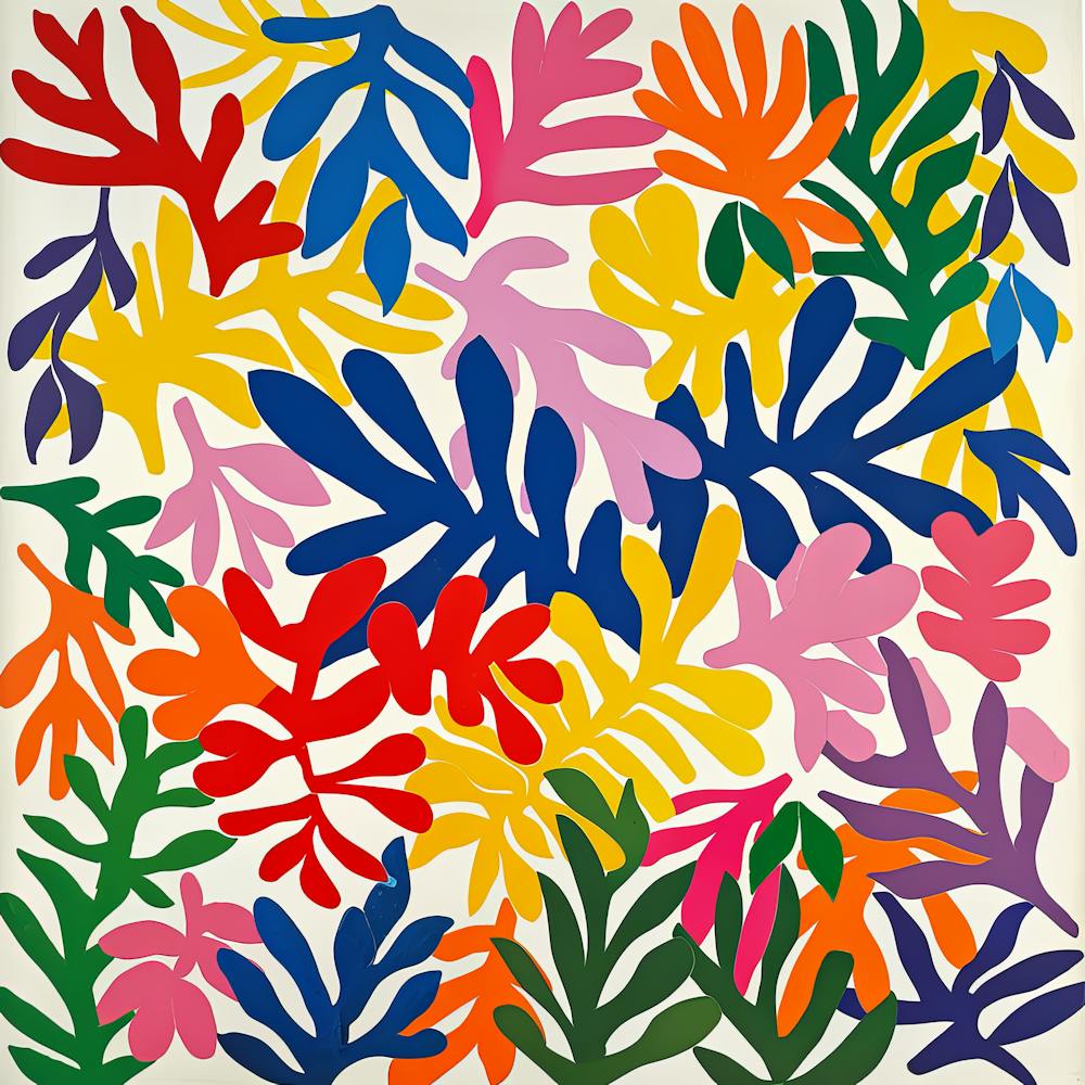 Concept of Joy in Style of Matisse