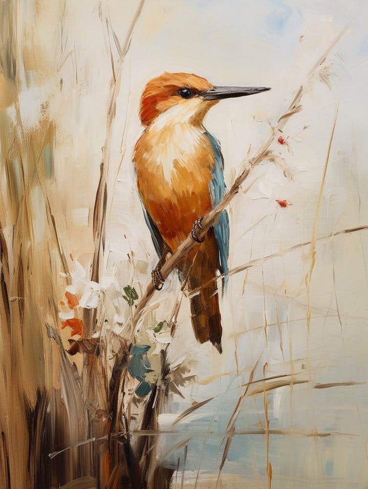 Bird Painting Kingfisher 3