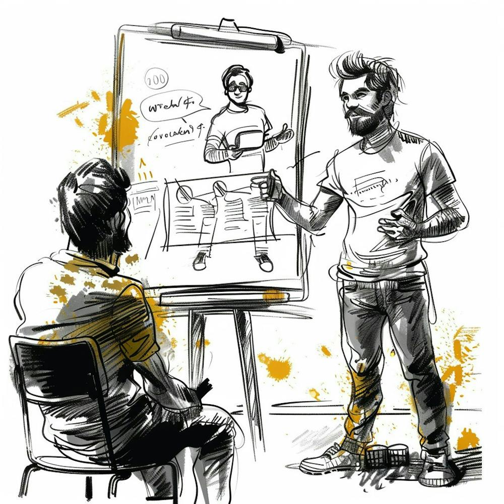 Illustration Of A Business Meeting 4