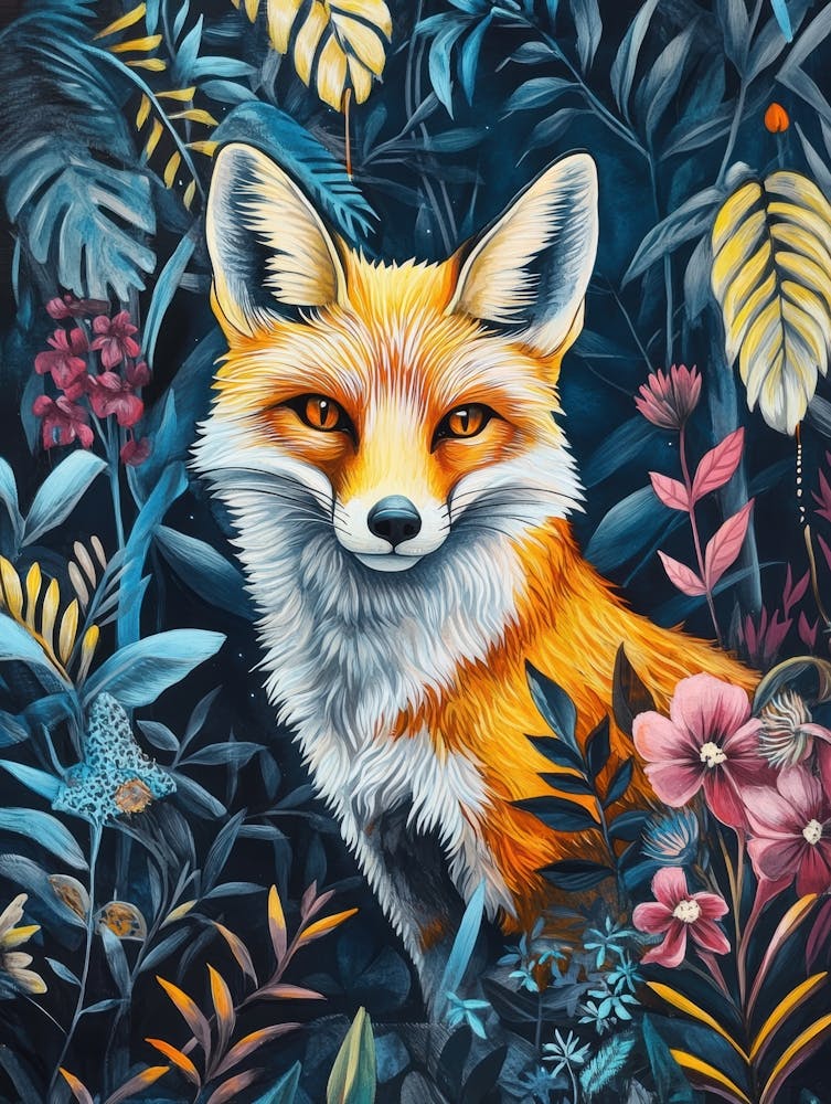Fuchs im Dschungel