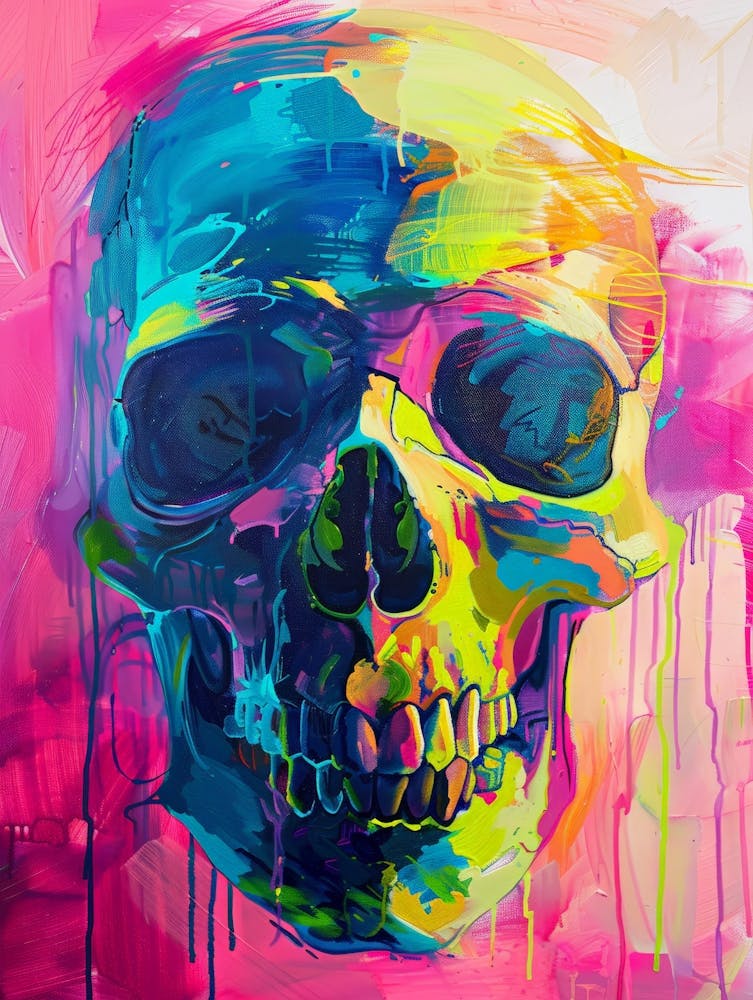 Colorful Skull