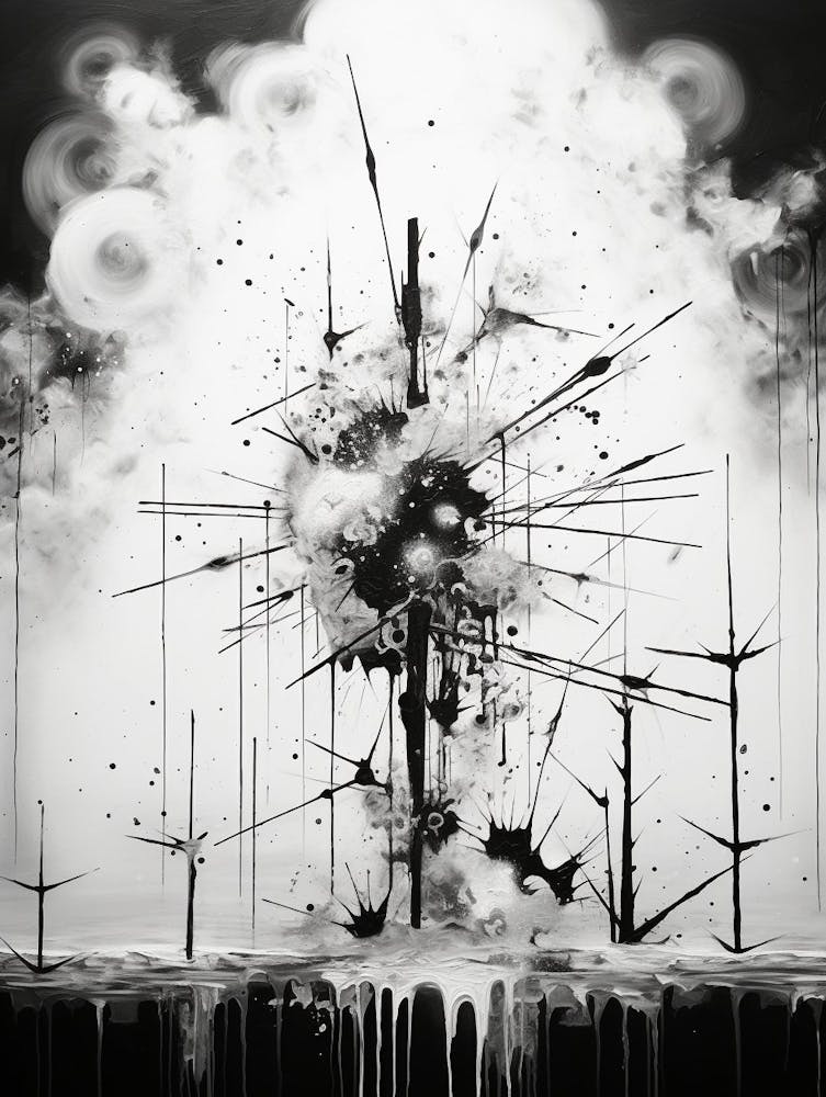 Dreams Abstract Black And White 4