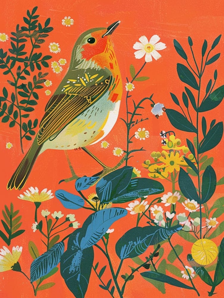 Spring Birds Robin 6