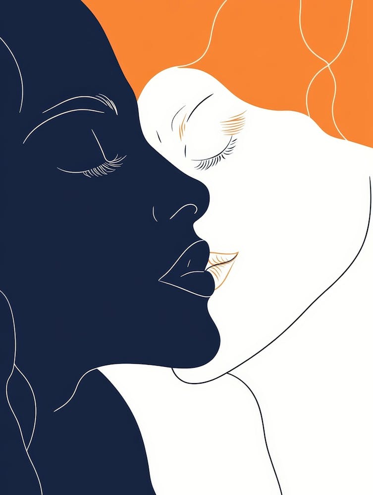 Two Women Kissing 38