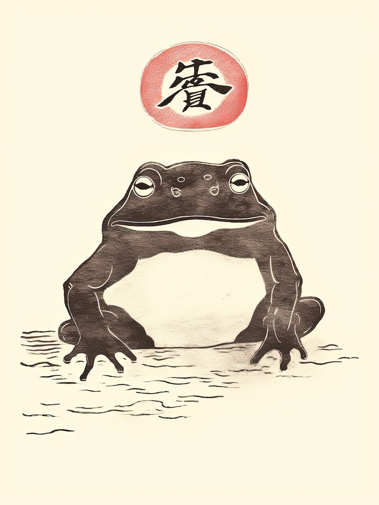 Frog Neutral Colours,  Matsumoto Hoji Inspired Japanese 2