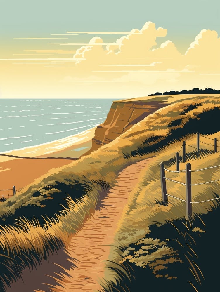 The Cleveland Way England 1 Hiking Trail Landscape