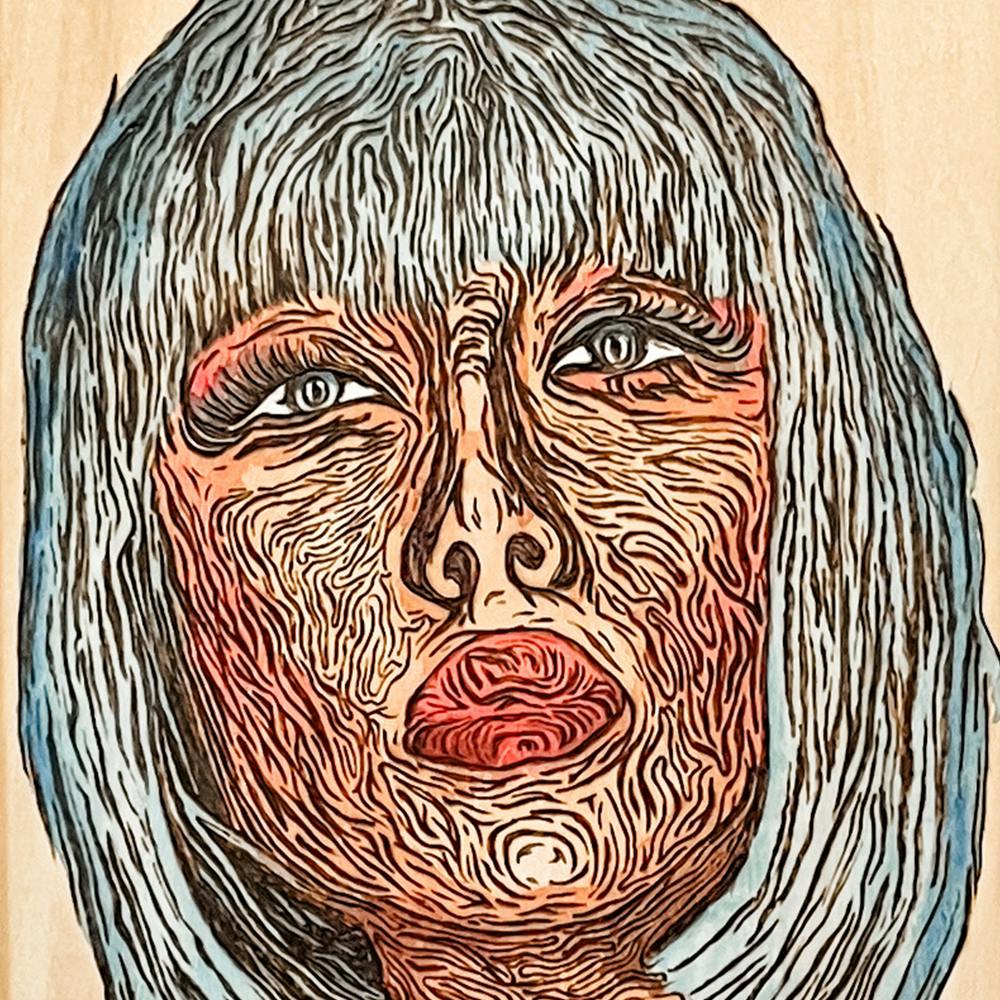 Blue Hair Portrait
