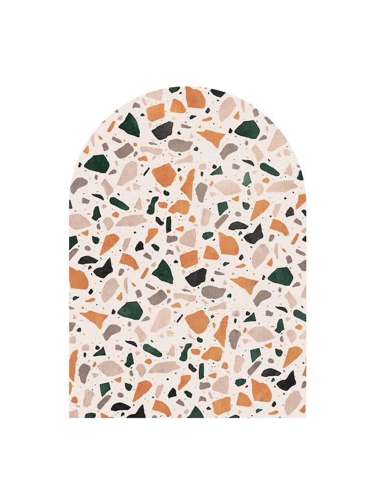 Terrazzo geometric shapes 1