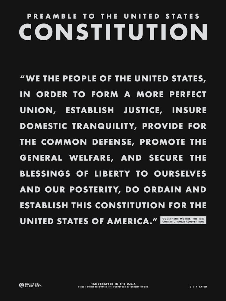 Constitution Preamble