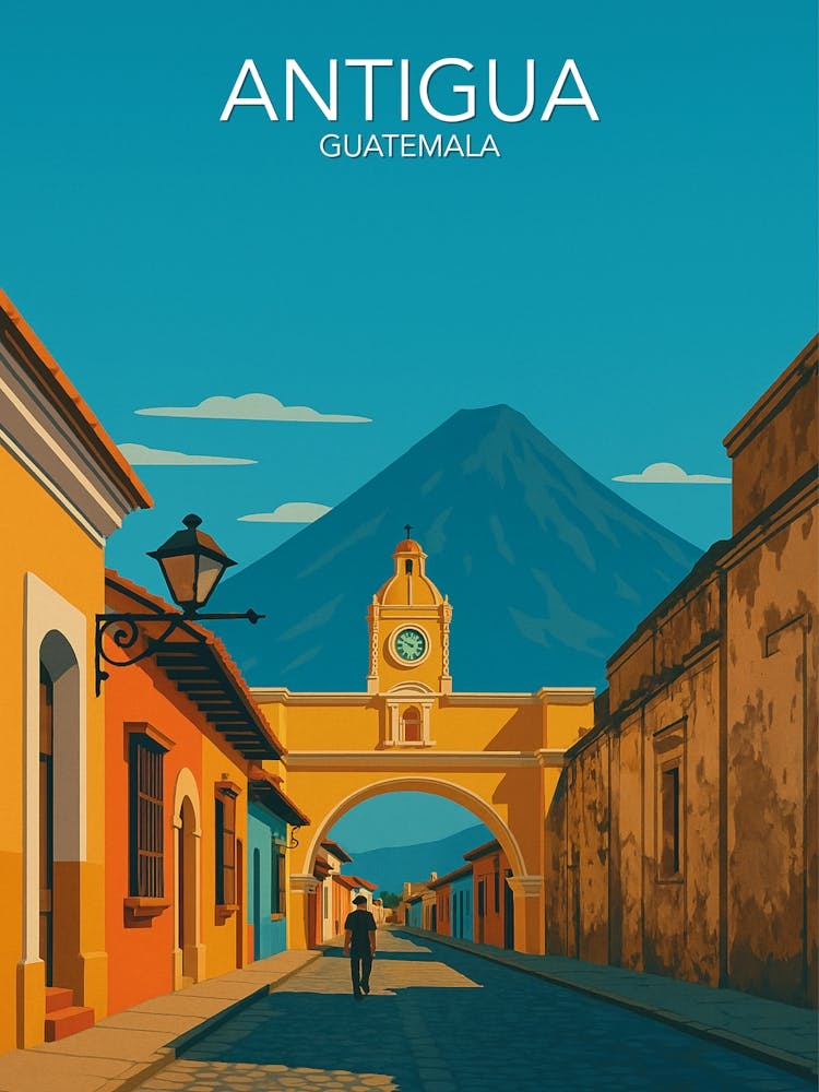 Antigua | | Modern Poster