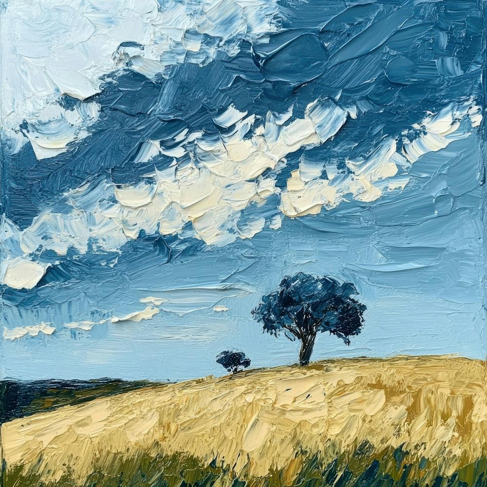 Two Trees In A Field 4