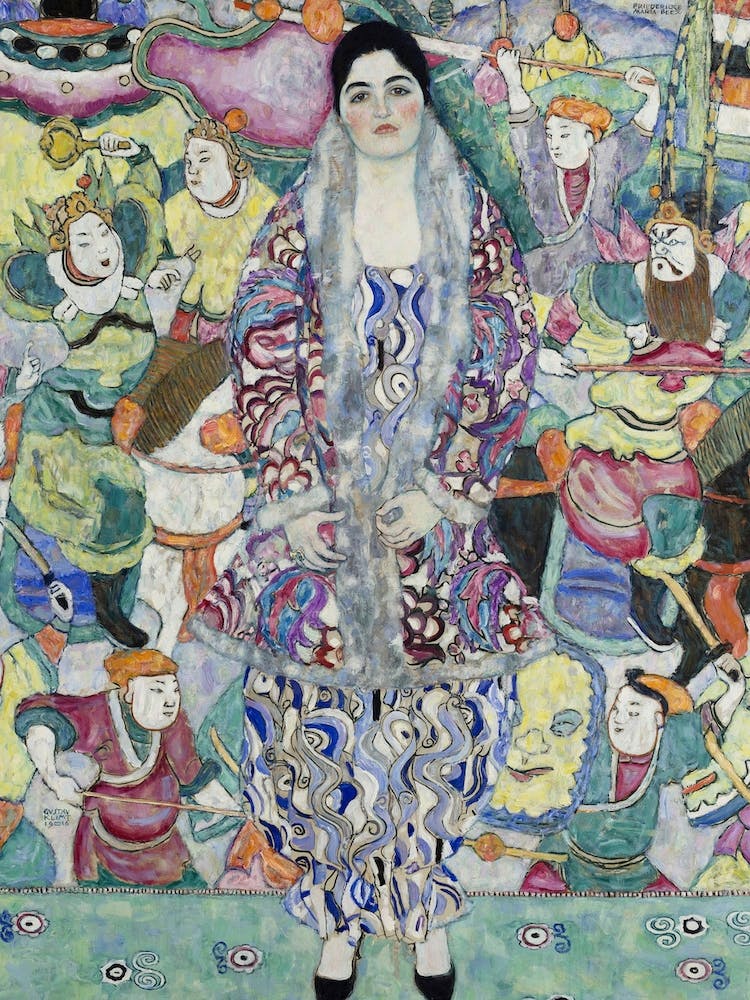 Portrait Of Friederike Maria Beer, Gustav Klimt