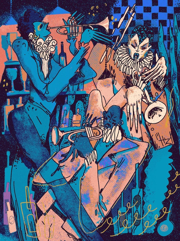 Trumpet Triplet Midnight