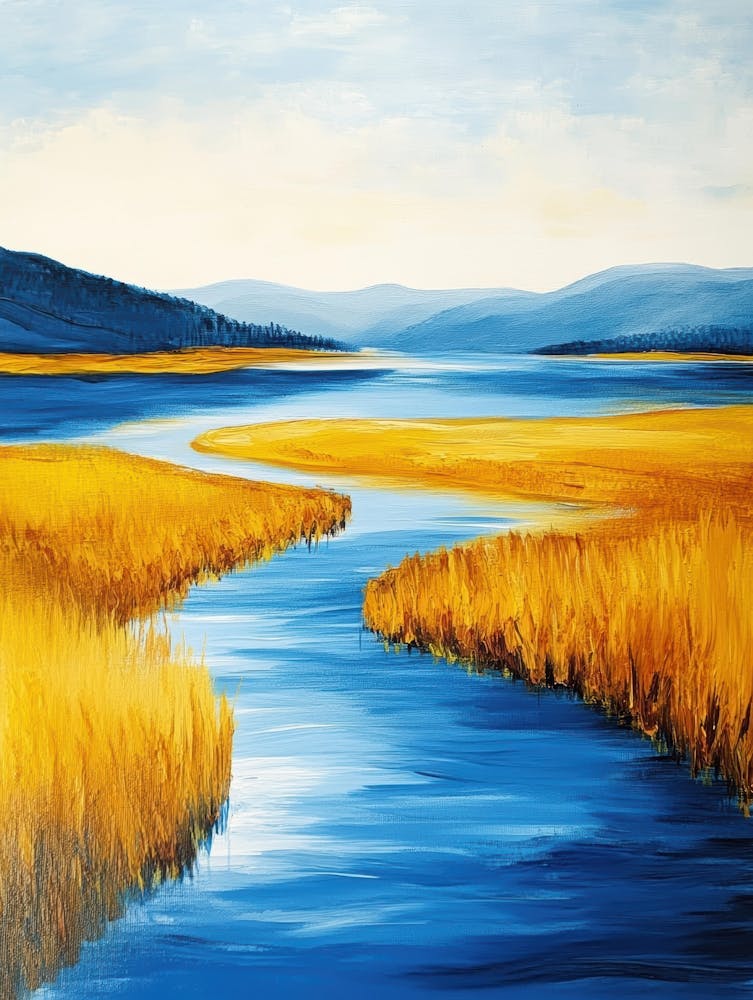 Sunrise Over The Marsh