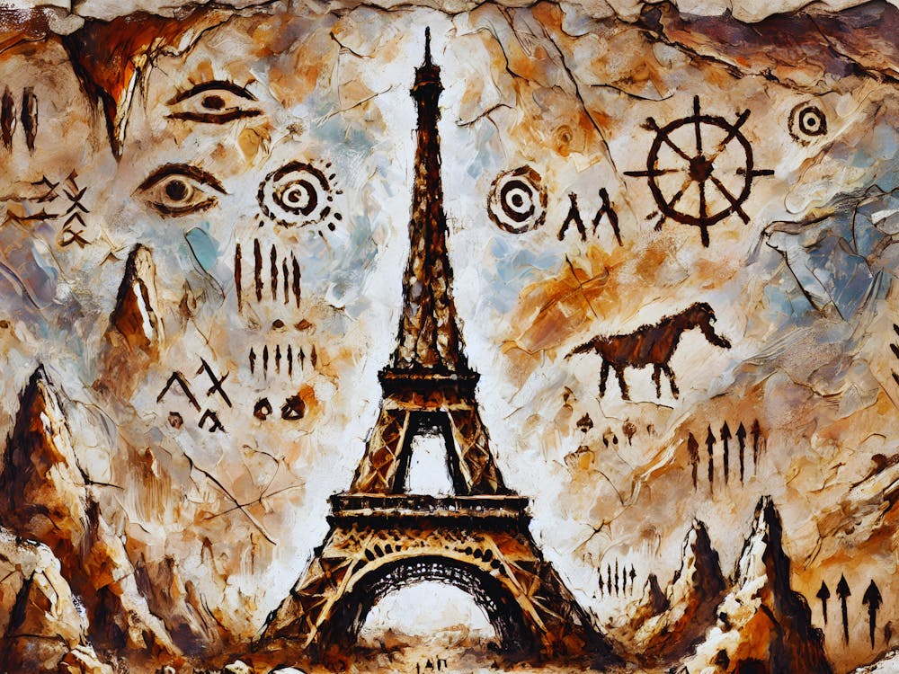 Eiffel Tower Reborn Primitive Lines With A Modern Pulse
