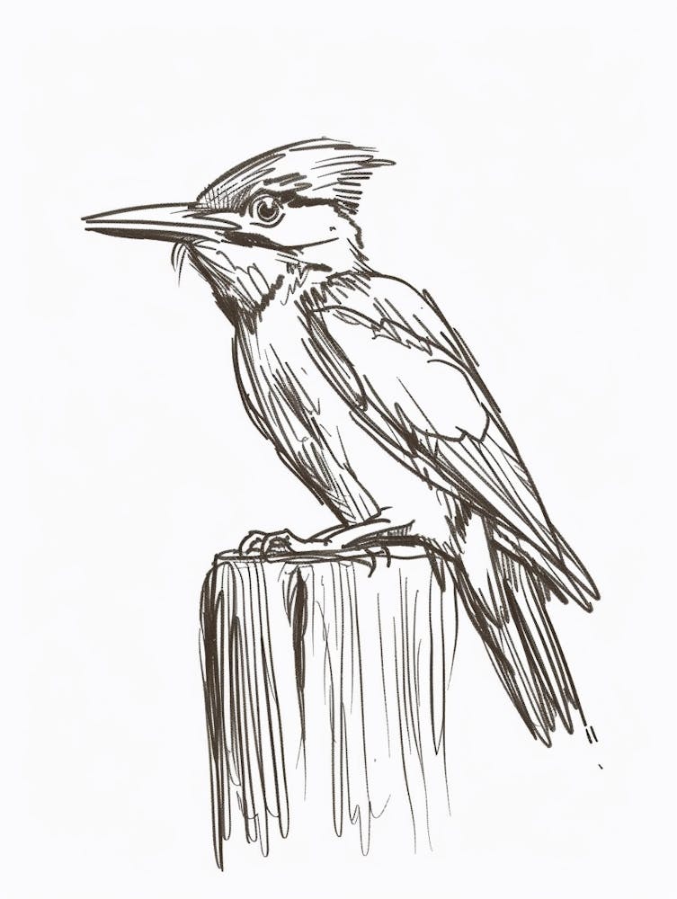 B&W Woodpecker