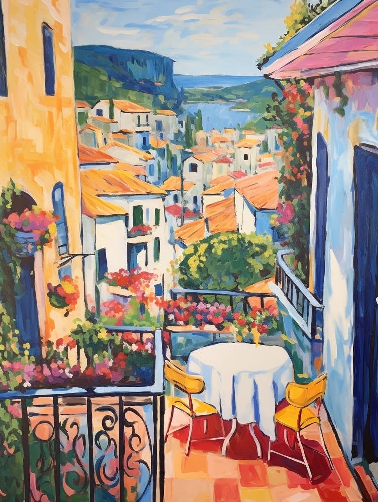 Sorrento Italy 1 Fauvist Painting