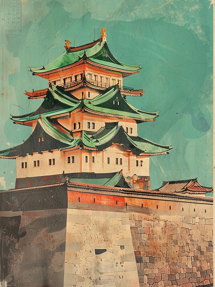 Nagoya Castle Mid Century Modern 3