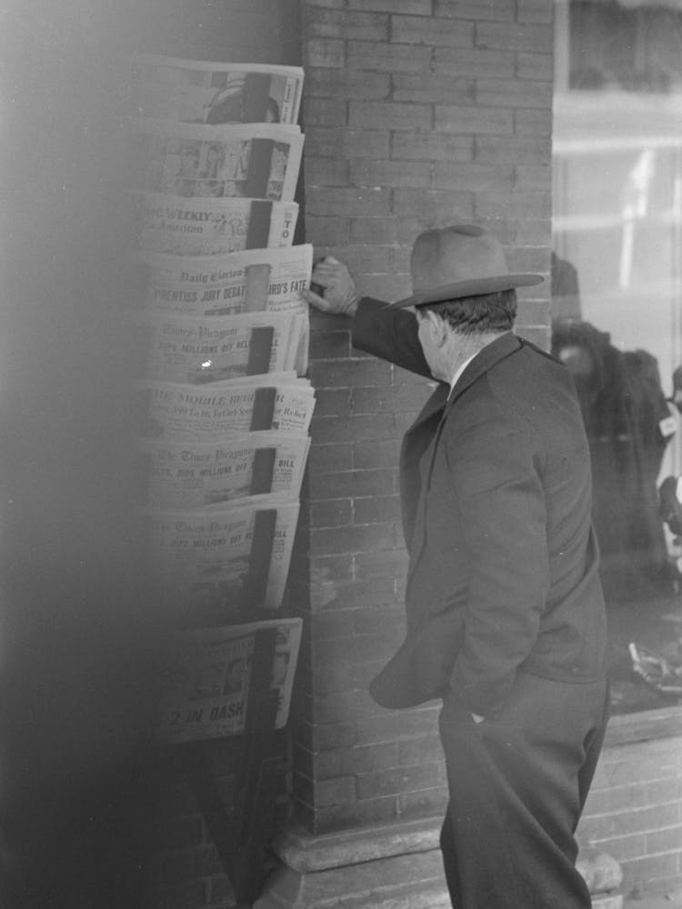 Untitled Photo, Possibly Related To Merchant Talking To Prospective Customer, Laurel, Mississippi By Russe