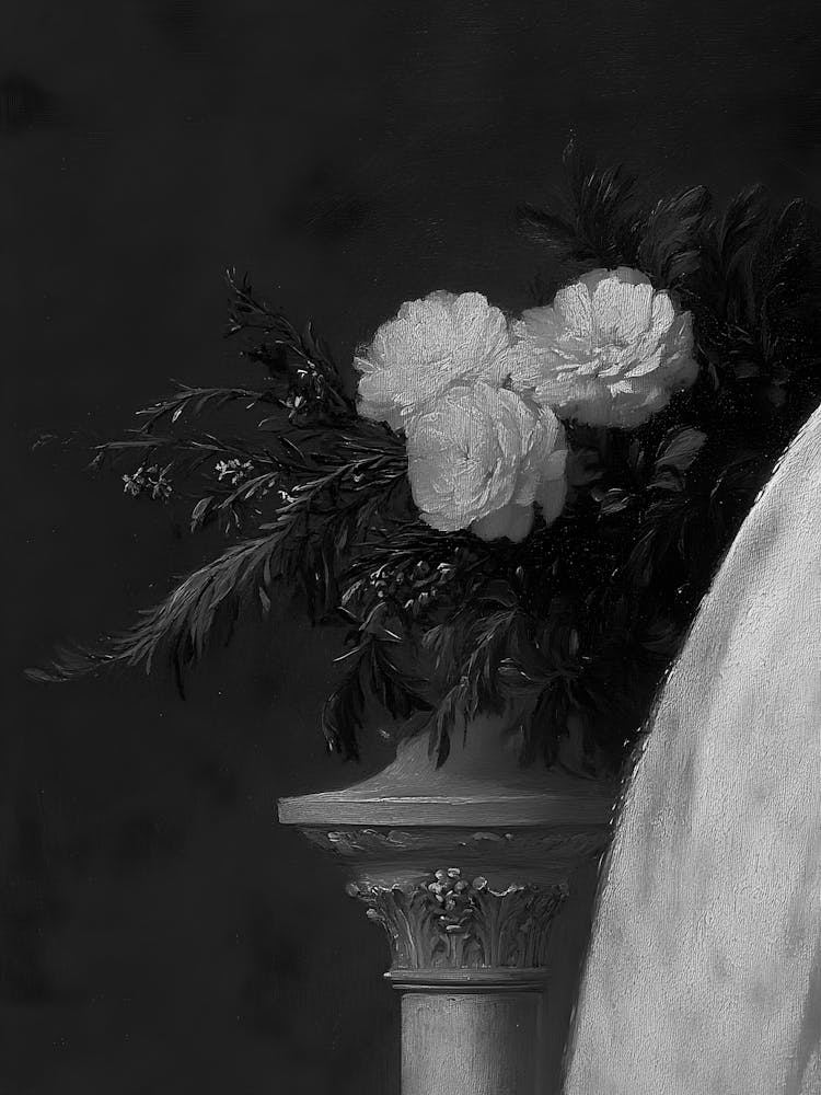 Lady With Flowers