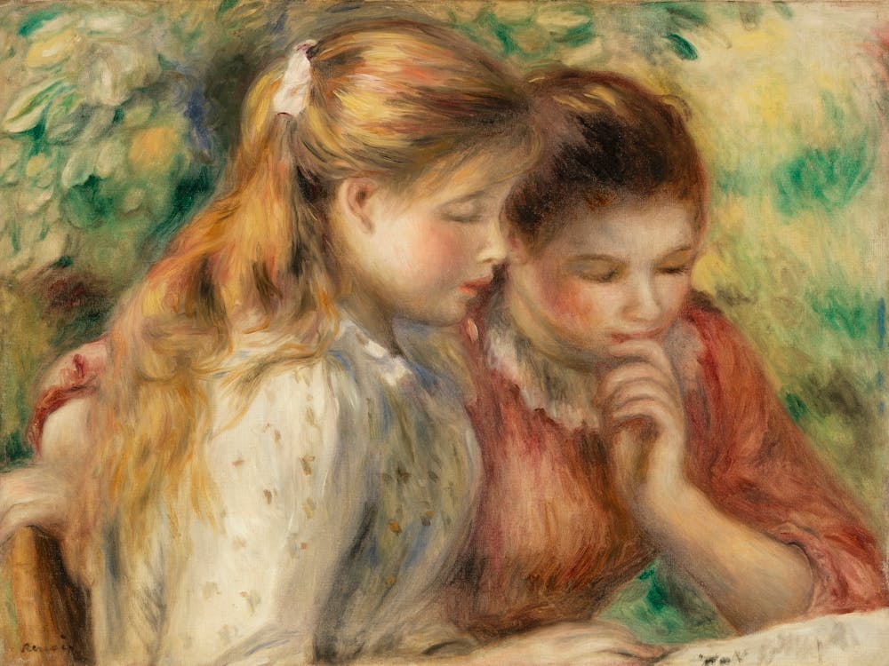 Reading, Pierre Auguste Renoir
