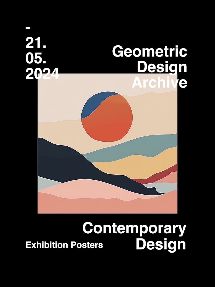 Geometric Design Archive Poster 44