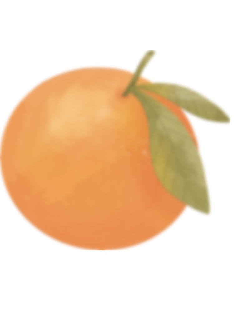 Tangerine wall art