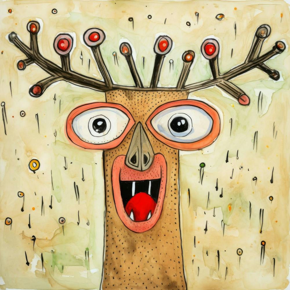 Abstract Reindeer