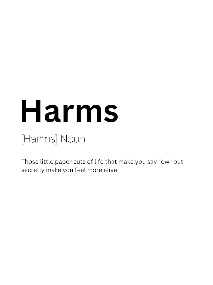Harms Definition Meaning