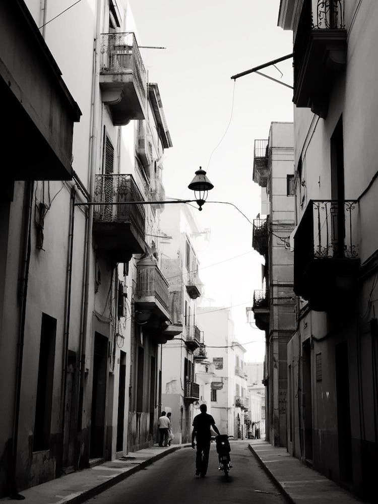 Cagliari, Italy, Mediterranean Black And White Photography Analogue 1
